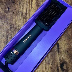 amika: double agent 2-in-1 blow dryer + straightening brush